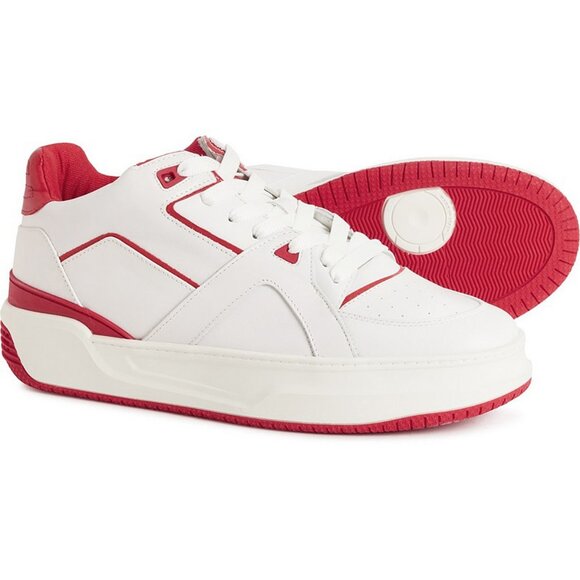 NEW $495 Just Don Courtside Low Sneakers! Chicago Bulls Edition  Italy  Don C - Picture 1 of 9